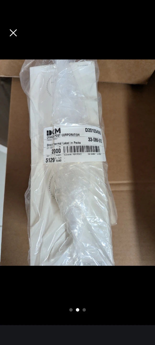 DCM Direct Thermal Label in Packs (4000) - photo 2