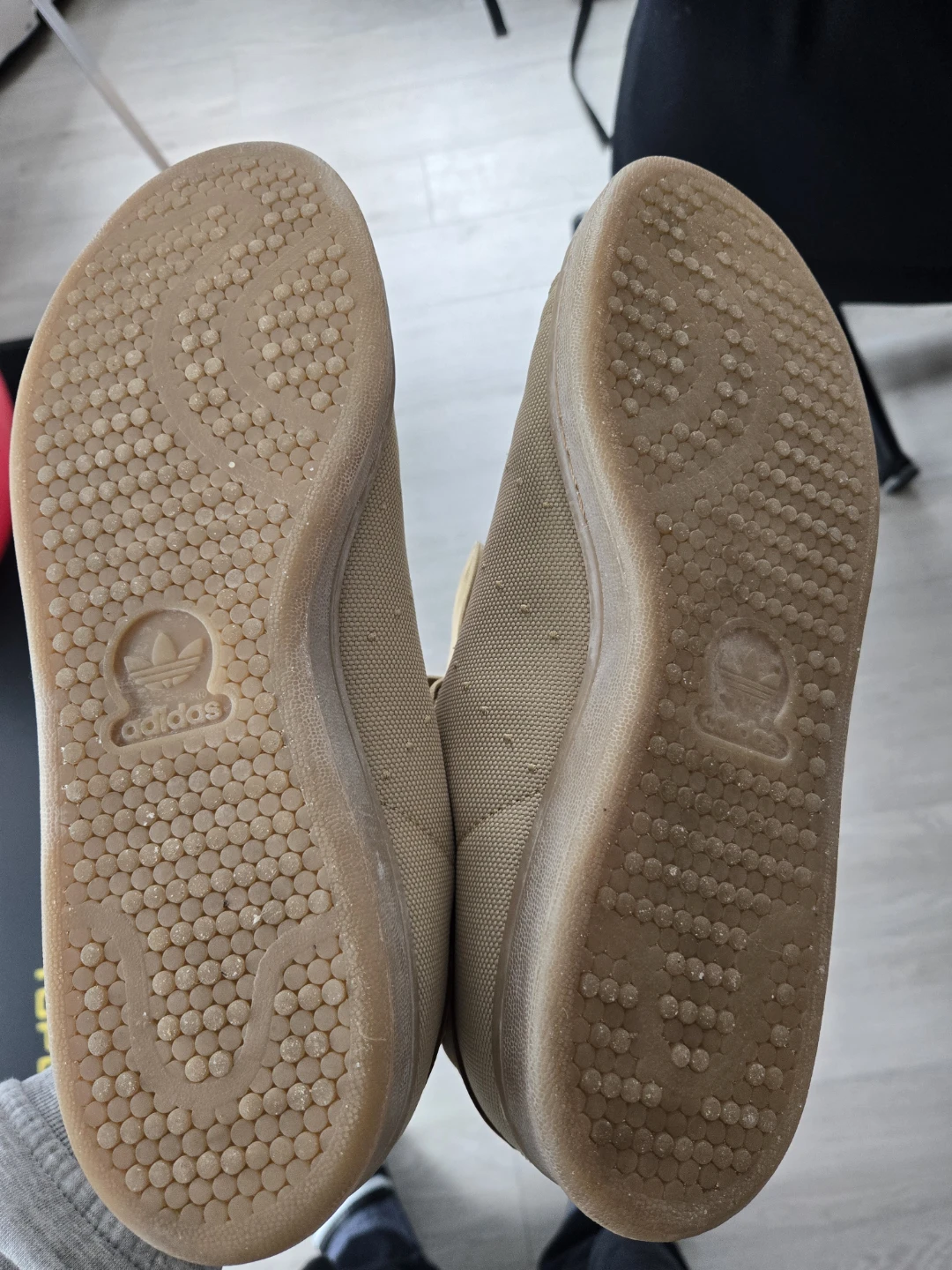 Adidas Stan Smith Beige Canvas Sneakers - photo 5