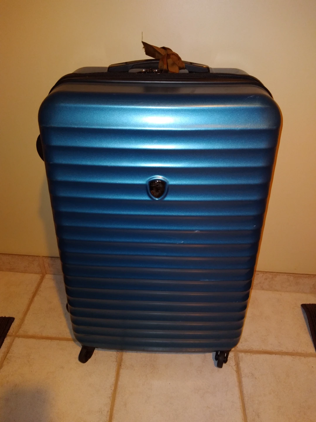 Heys large blue luggage