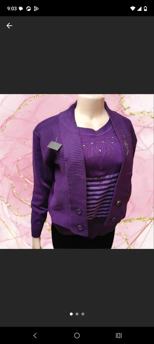 Purple Cardigan and Sweater in one 🏆