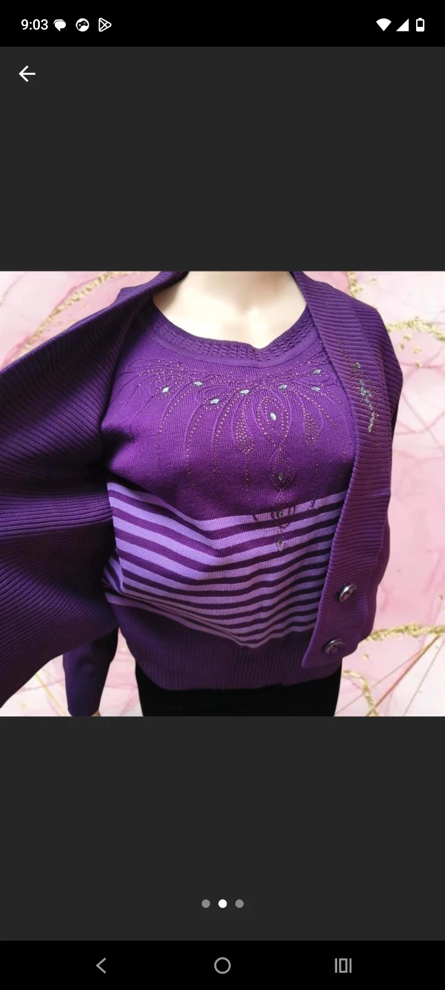 Purple Cardigan and Sweater in one 🏆 - photo 2