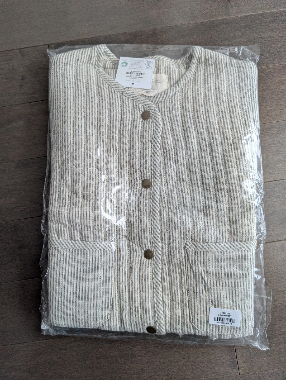 Brand New Pehr Railroad Quilted Jacket Size 5 - photo 3