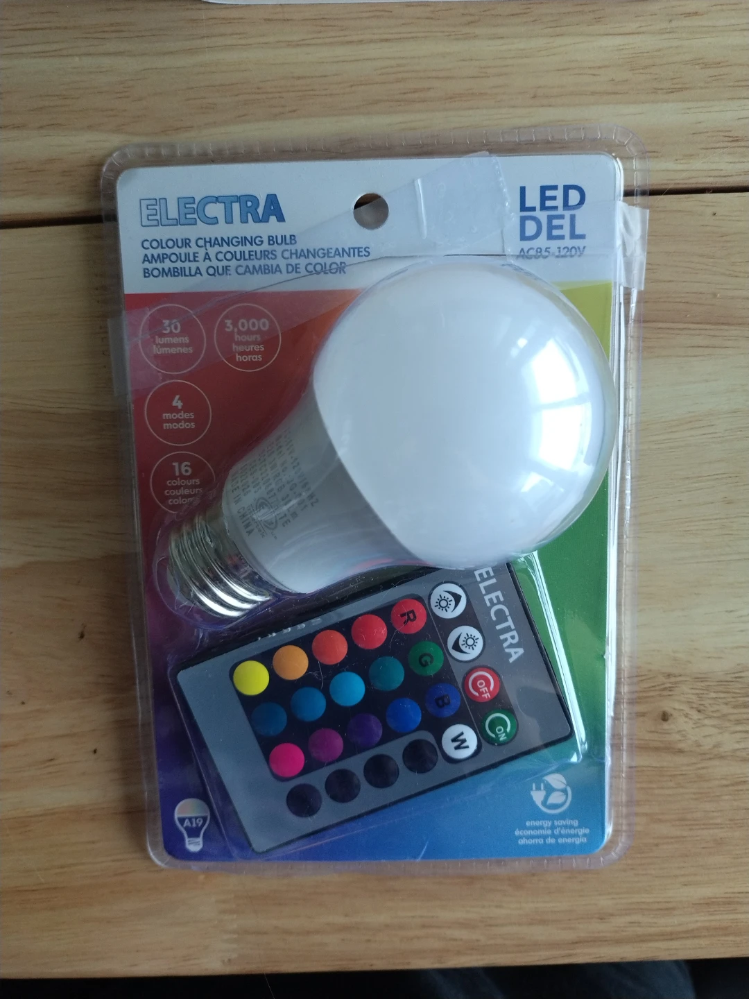 Electra LED Colour Changing Bulb with Remote