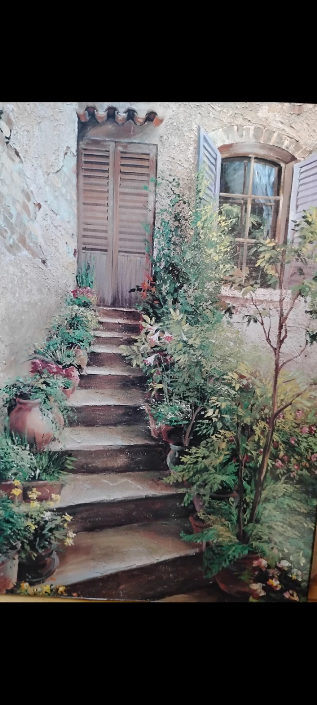 Vintage Landscape Painting - photo 2