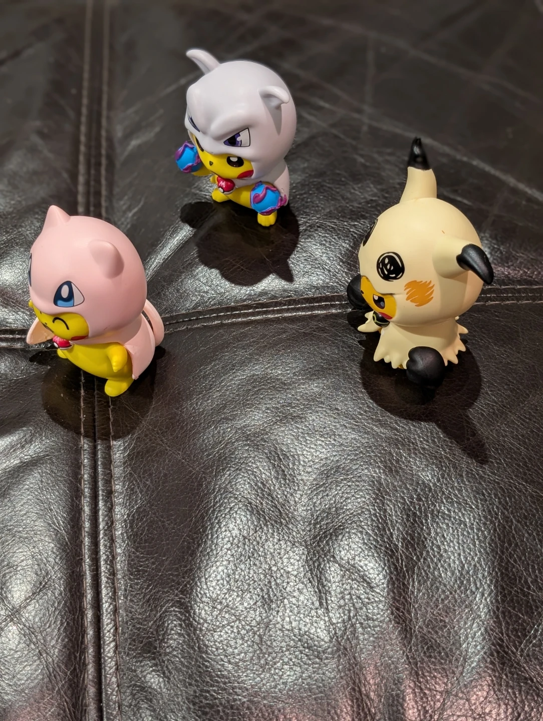 3 Pokemon Figures  3" Pikachu Poncho - Mew, Mimikyu, and Cubone - photo 3