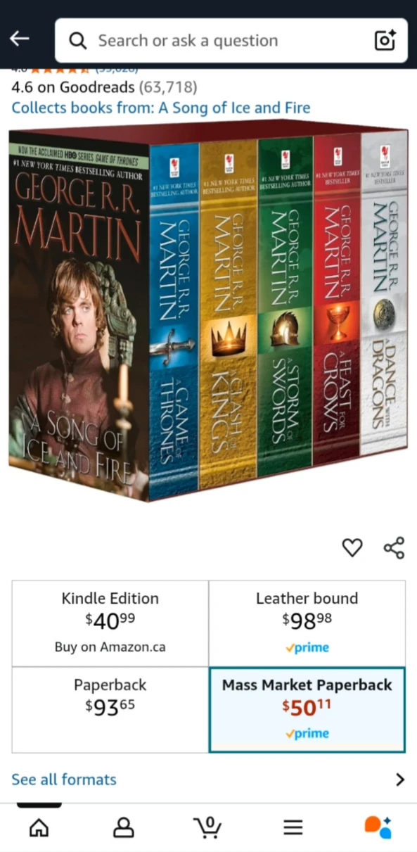 Game of Thrones Book Series - photo 4