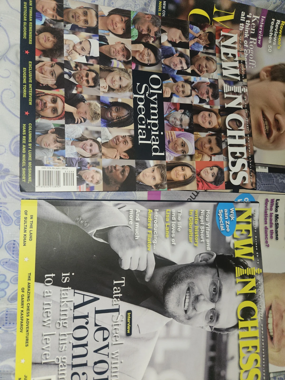 New in Chess Magazines 2011 and 2012(8 issues ea.)