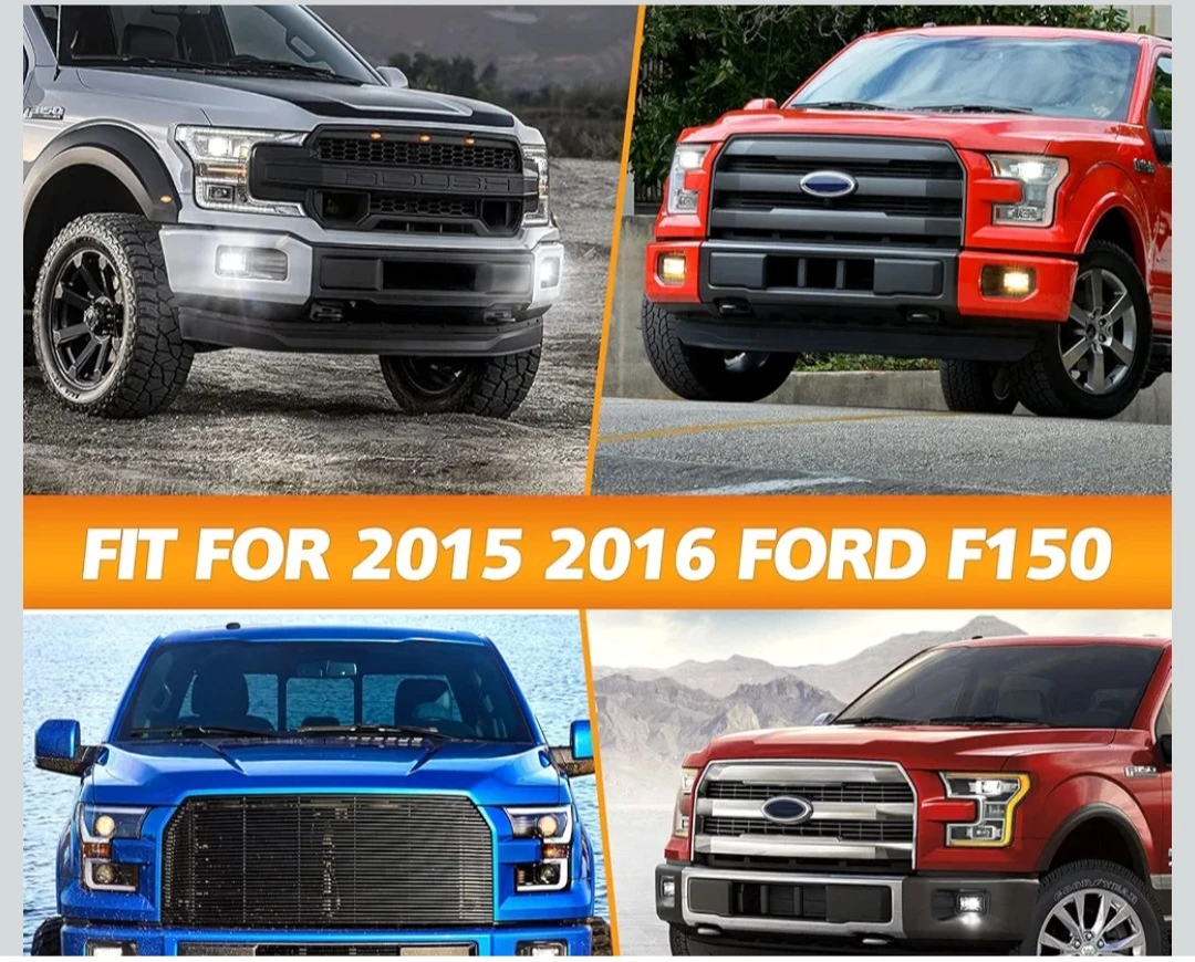 Brand New F150 LED Fog Light with Amber Halo (2015-2016) - photo 5