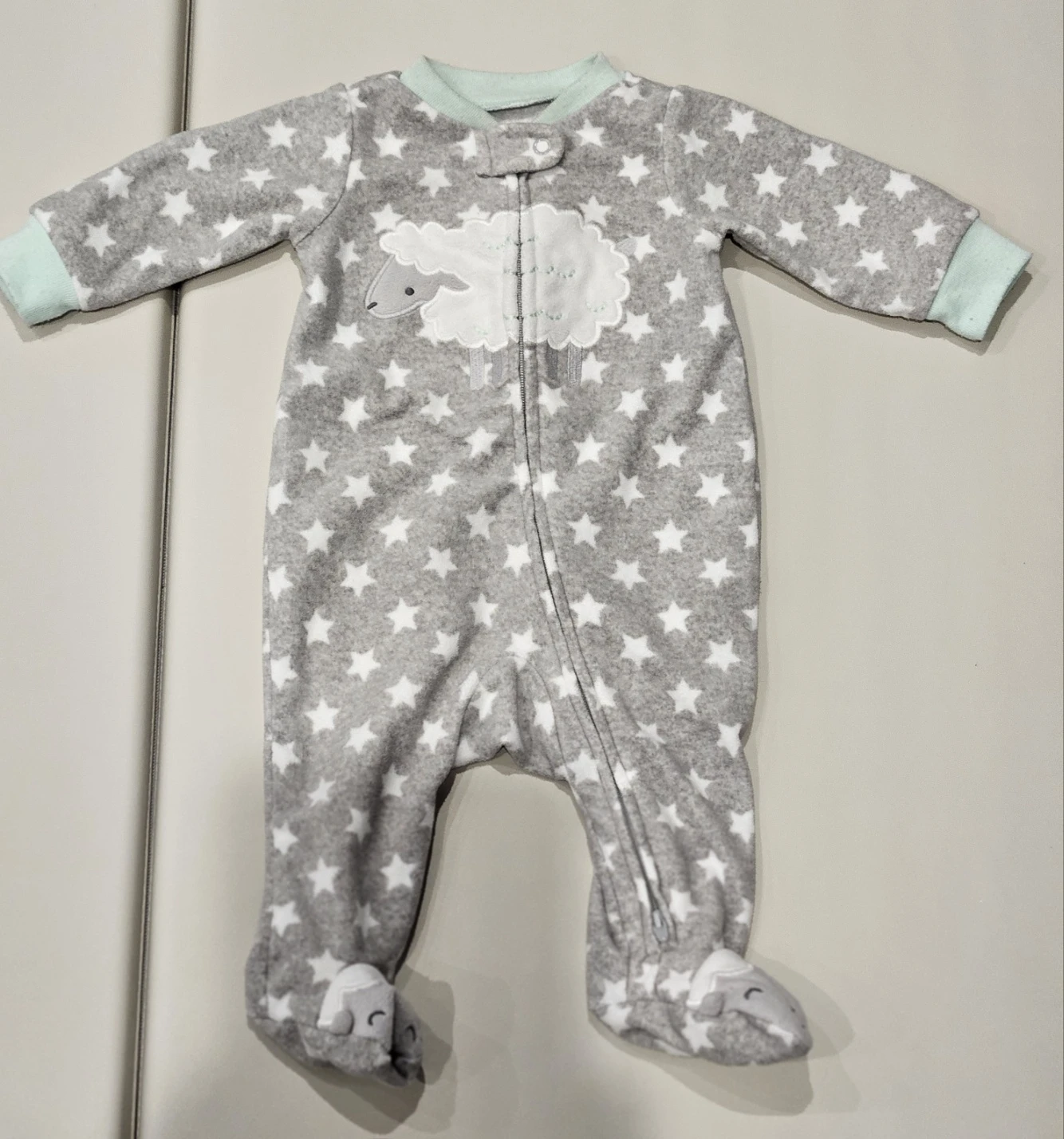 Three set of 0-3 mths Infant Baby Sleepers - photo 4