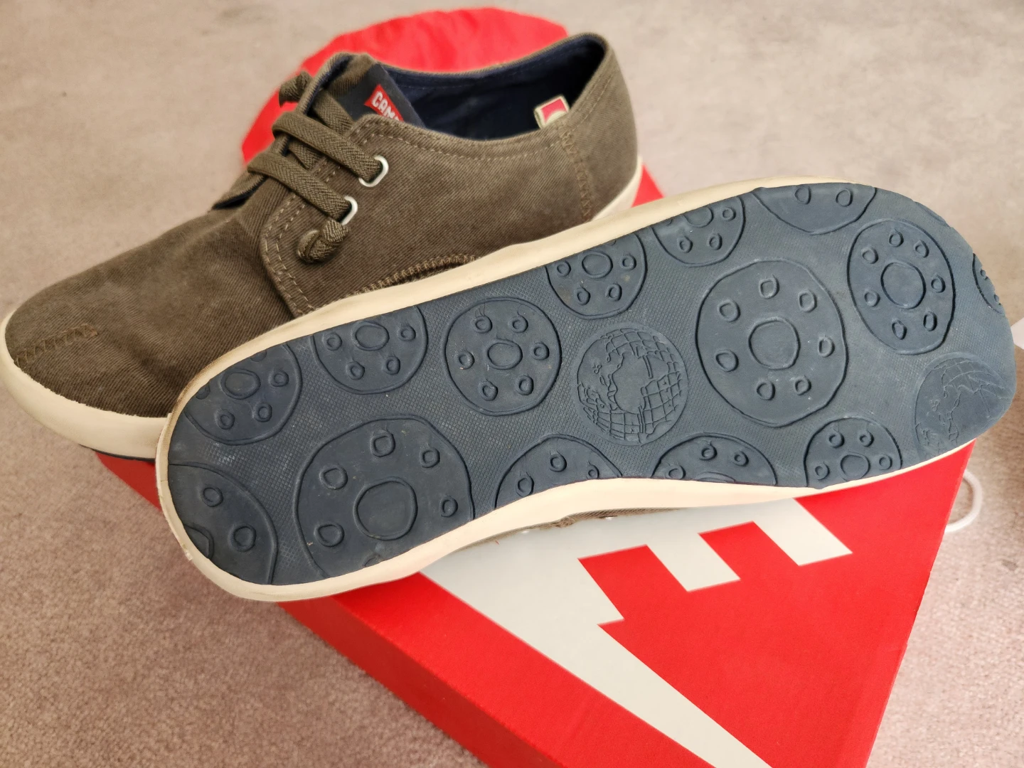 Camper Canvas Sneakers - Olive - photo 3