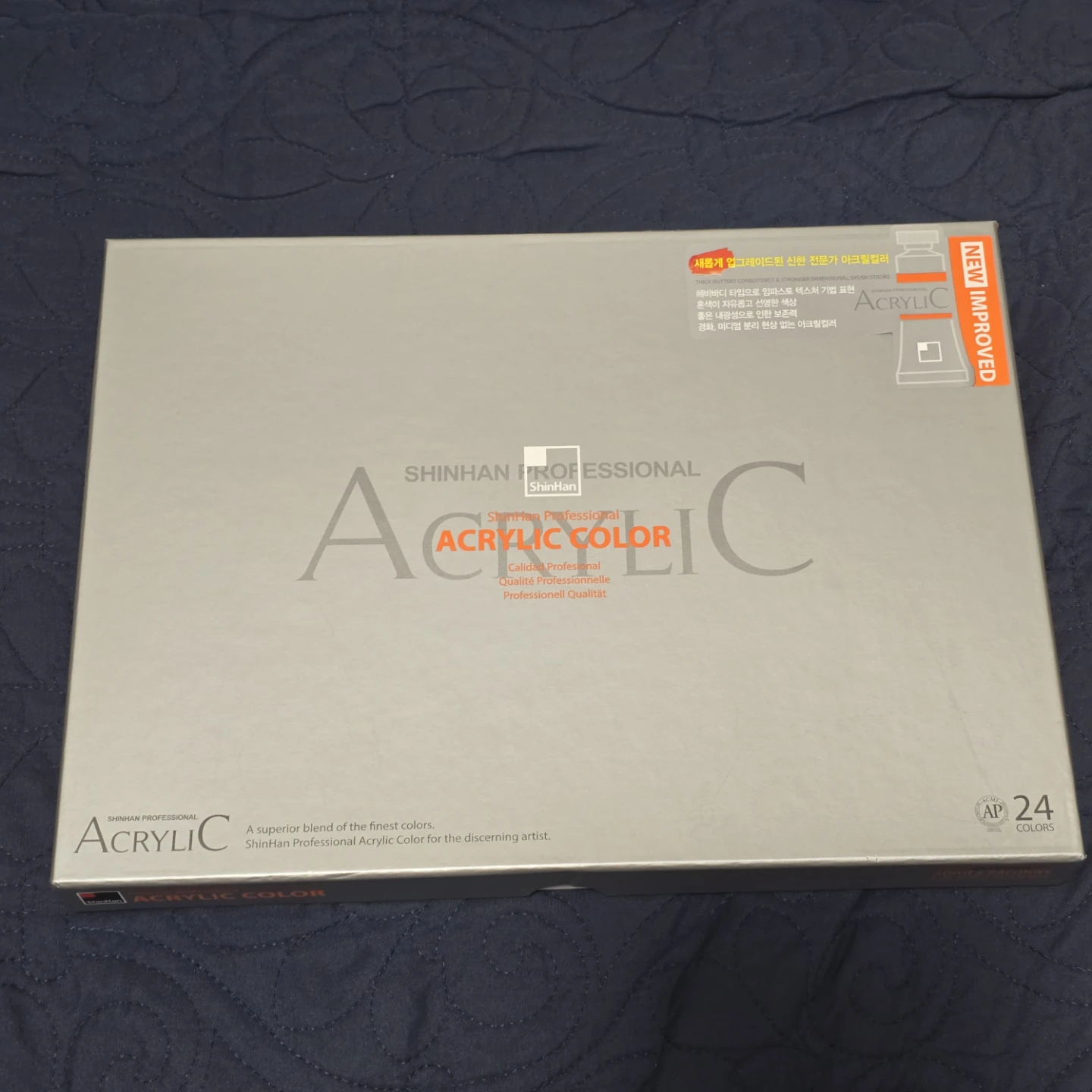 Acrylic Paint 24-Color Set + 3 Black (50ml) – Almost New - photo 4