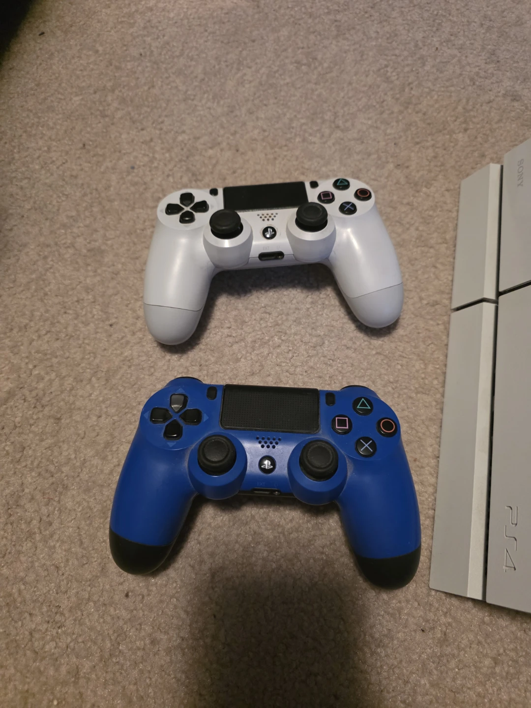 PlayStation 4 Console with Two Controllers