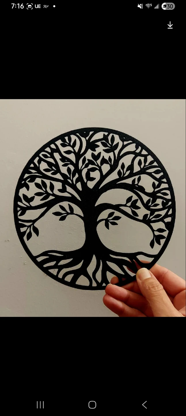 Black Tree of Life Wall Art