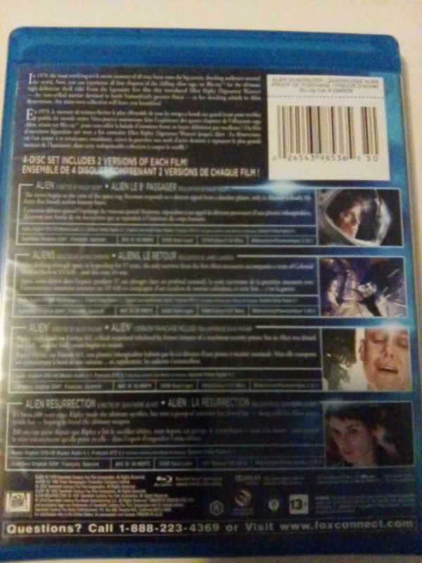Alien Quadrilogy Blu-ray Box Set - photo 2