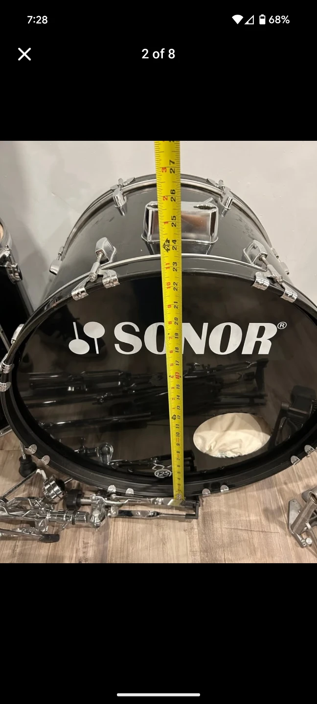 Sonor 125th Anniversary with Pearl snare Drum - photo 3