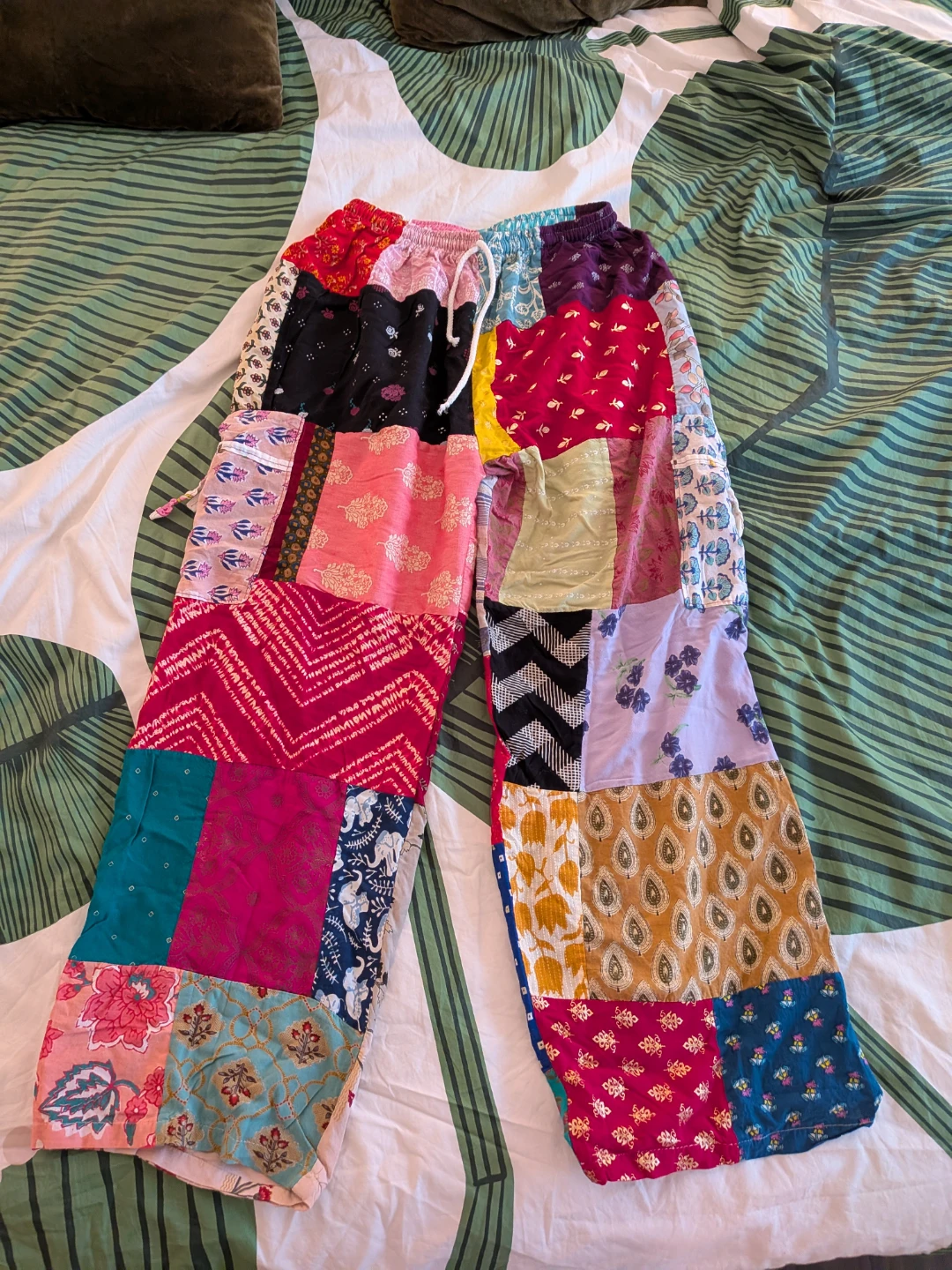 Patchwork Boho Pants