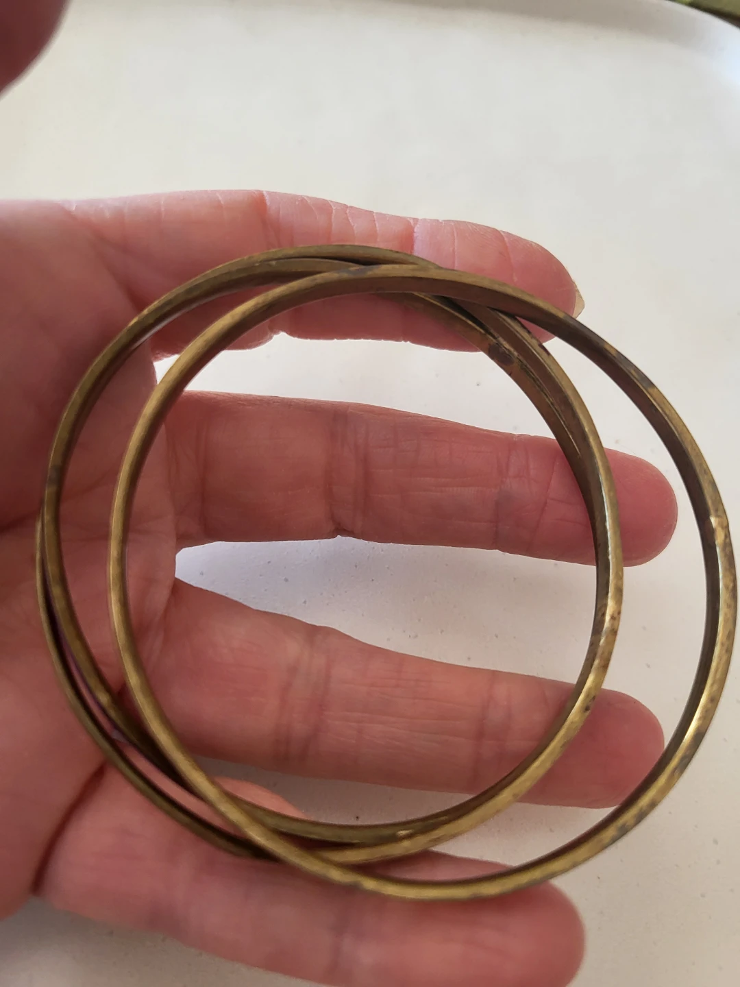 Set of 3 Inlaid Bangle Bracelets - photo 2