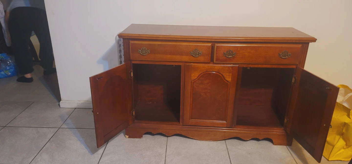 Wooden Buffet / Sideboard with Drawers and Cabinets - photo 5