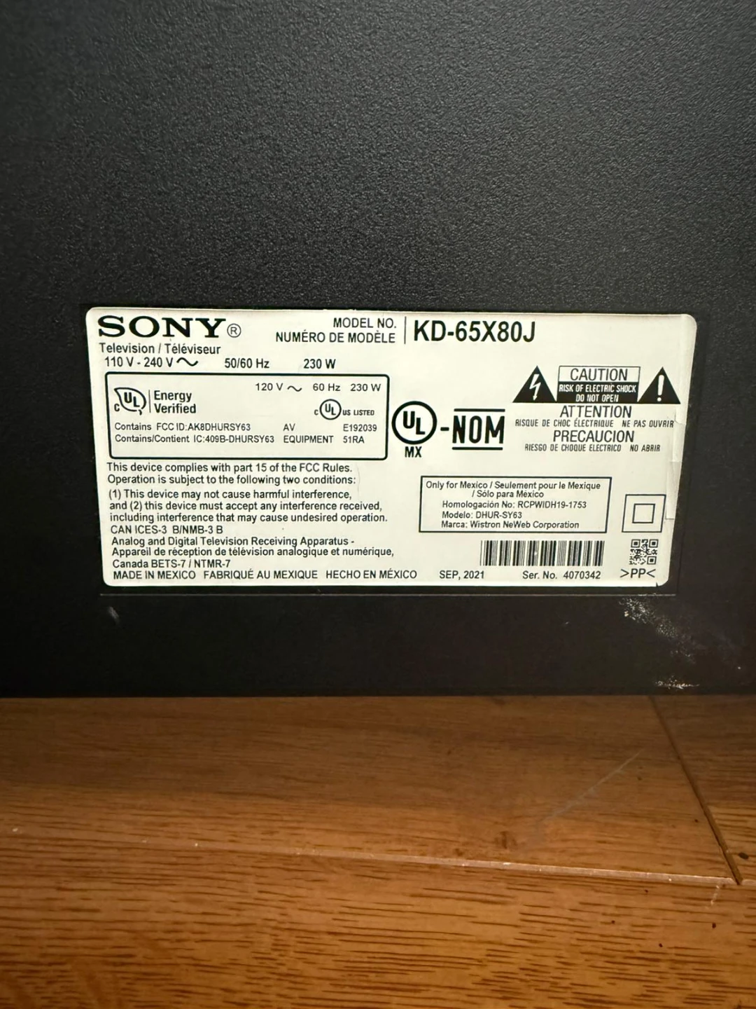 Sony KD-65X80J 65" 4K HDR LED TV - photo 5