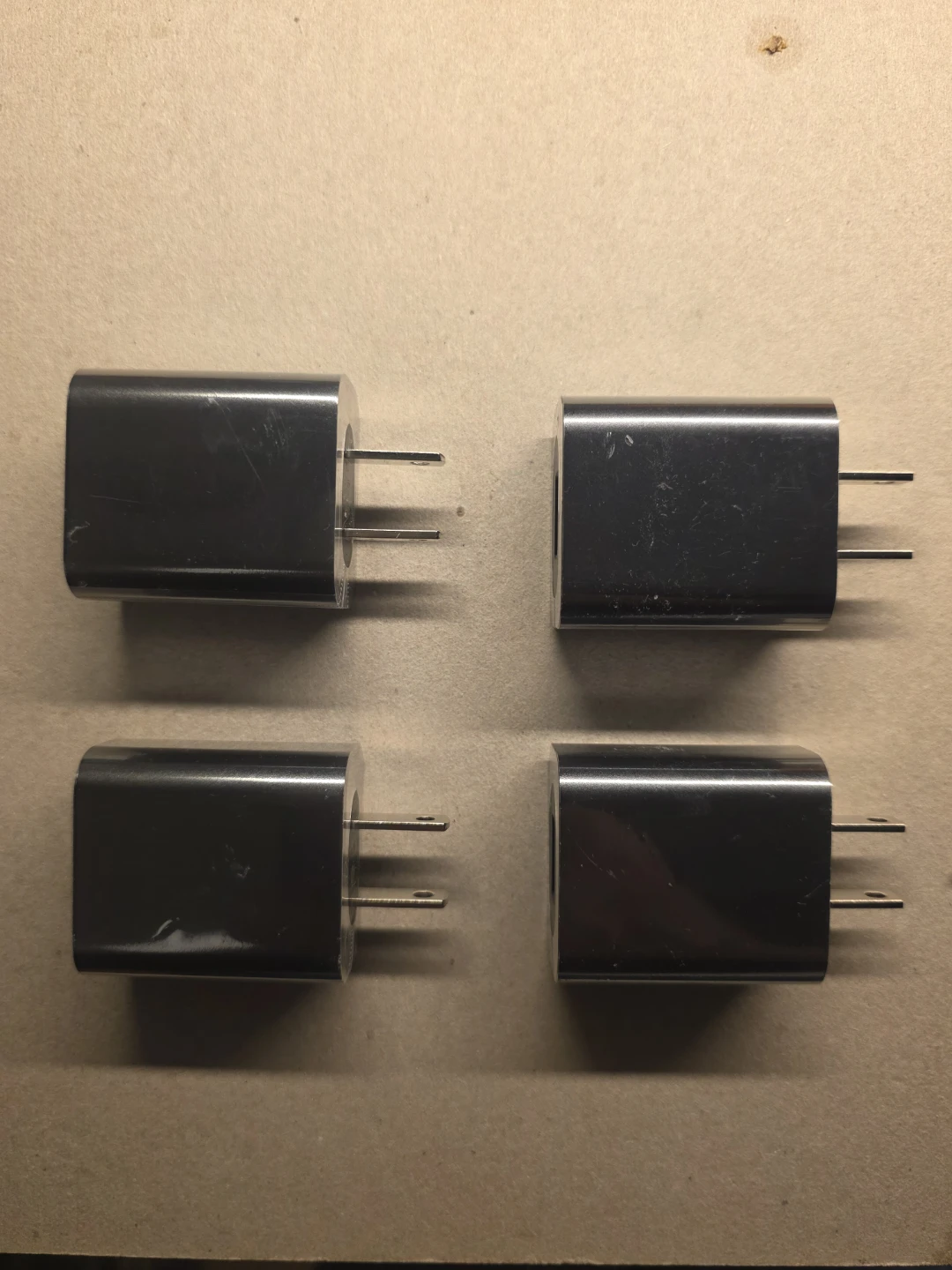 Set of 4 USB Wall Adapters