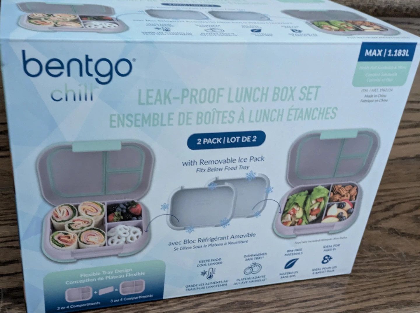 Bentgo Chill Leak-Proof Lunch Box Set - 2 Pack - photo 2