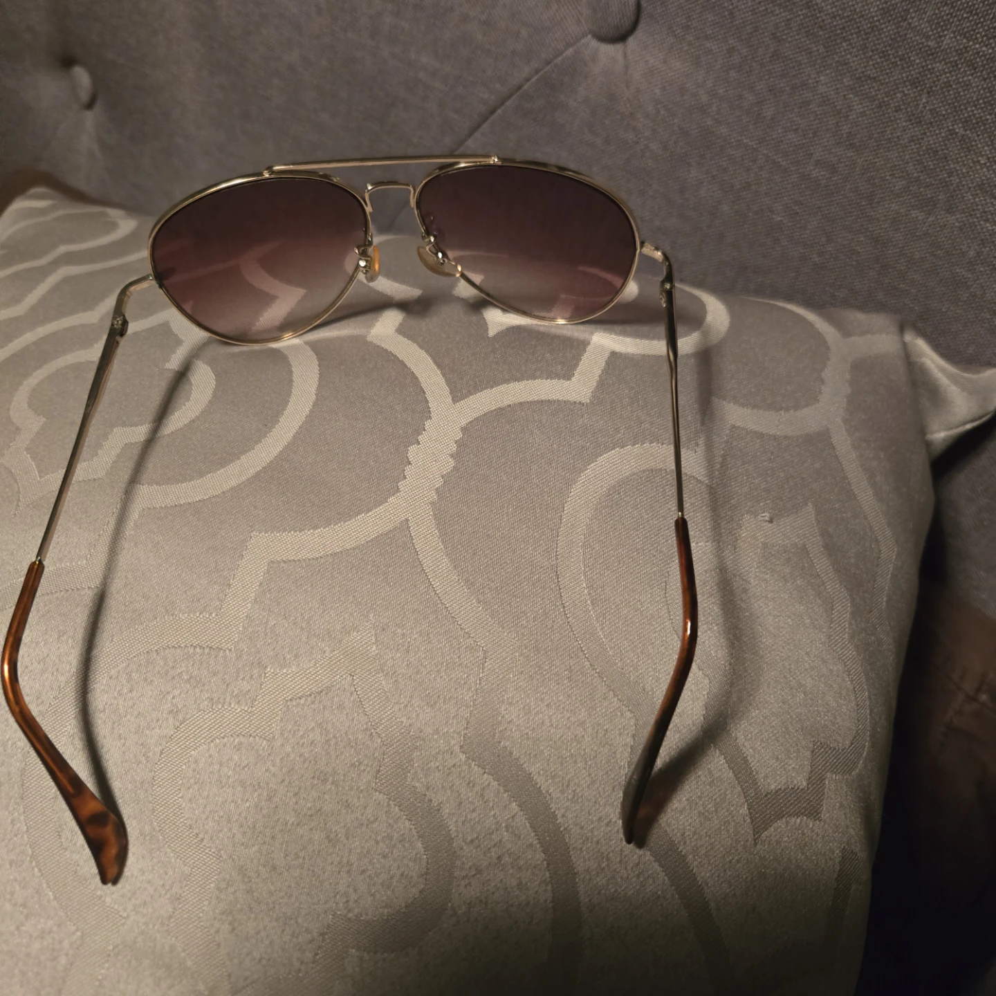 Gold Tone Aviator Sunglasses From Aldo - photo 3