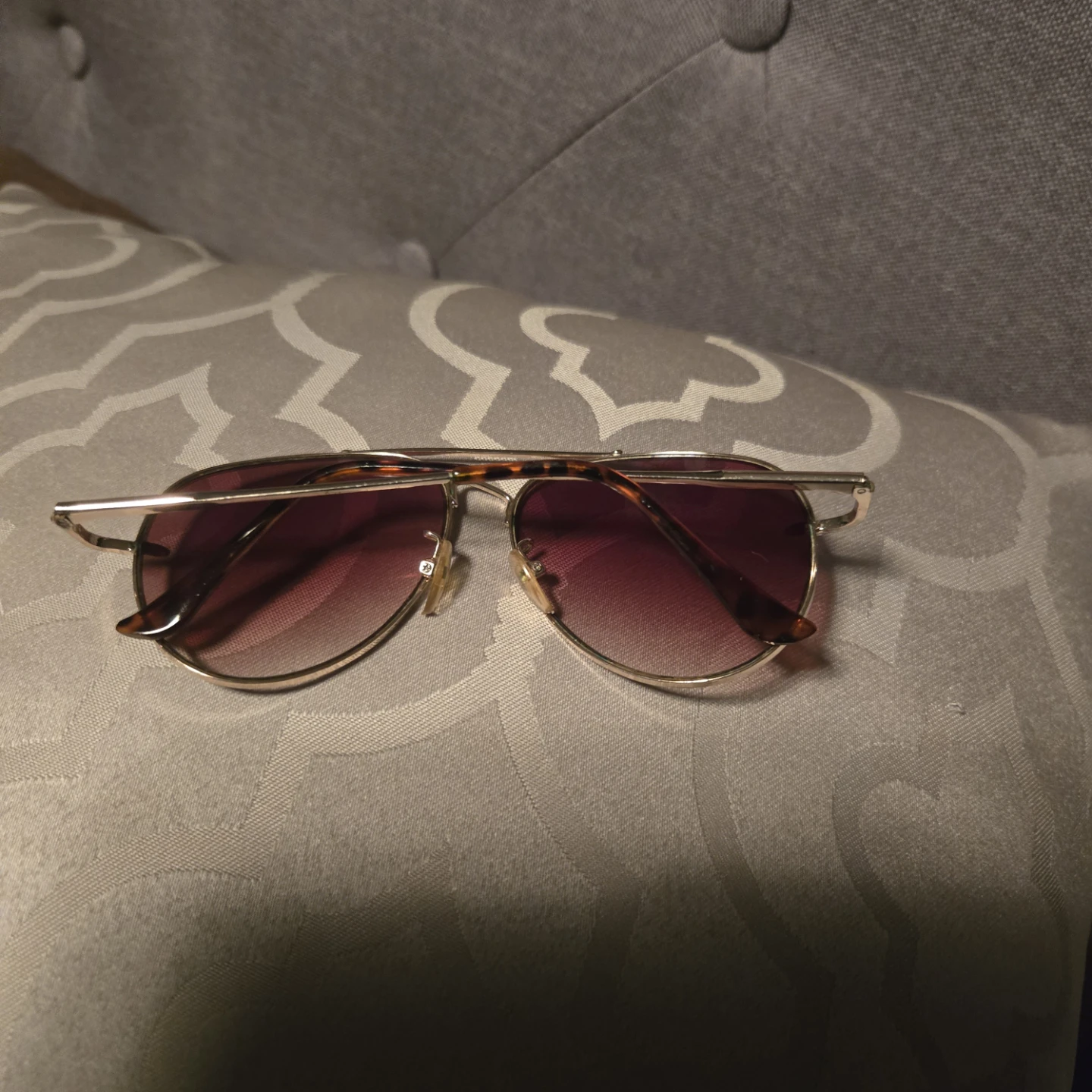 Gold Tone Aviator Sunglasses From Aldo - photo 4