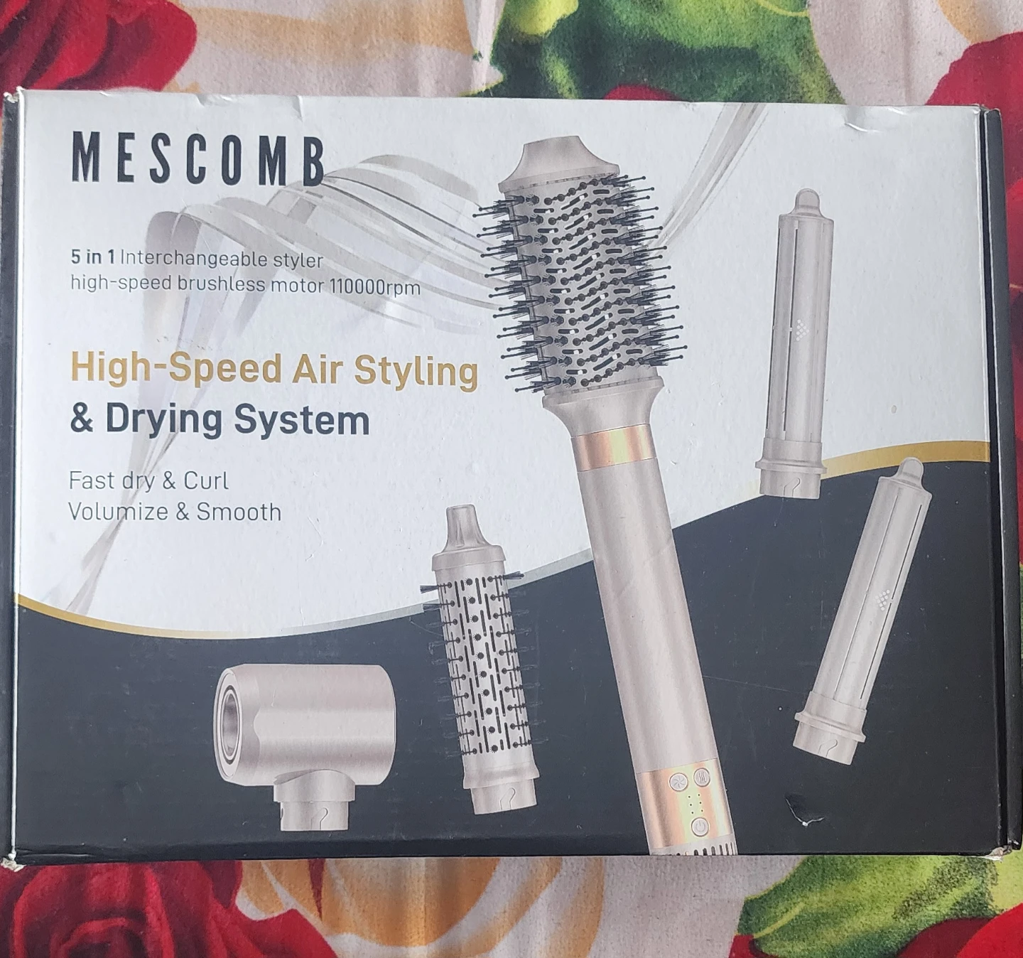 MESCOMB 5 IN 1 Hot Air Styler Hair Dryer Brush - photo 2
