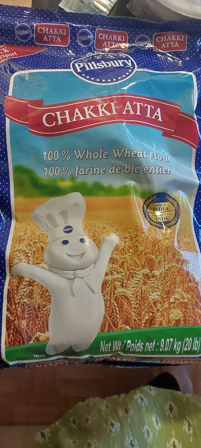 Pillsbury Chakki Atta 100% Whole Wheat Flour 9.07 kg