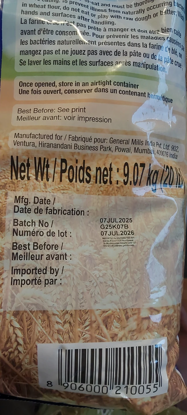 Pillsbury Chakki Atta 100% Whole Wheat Flour 9.07 kg - photo 2