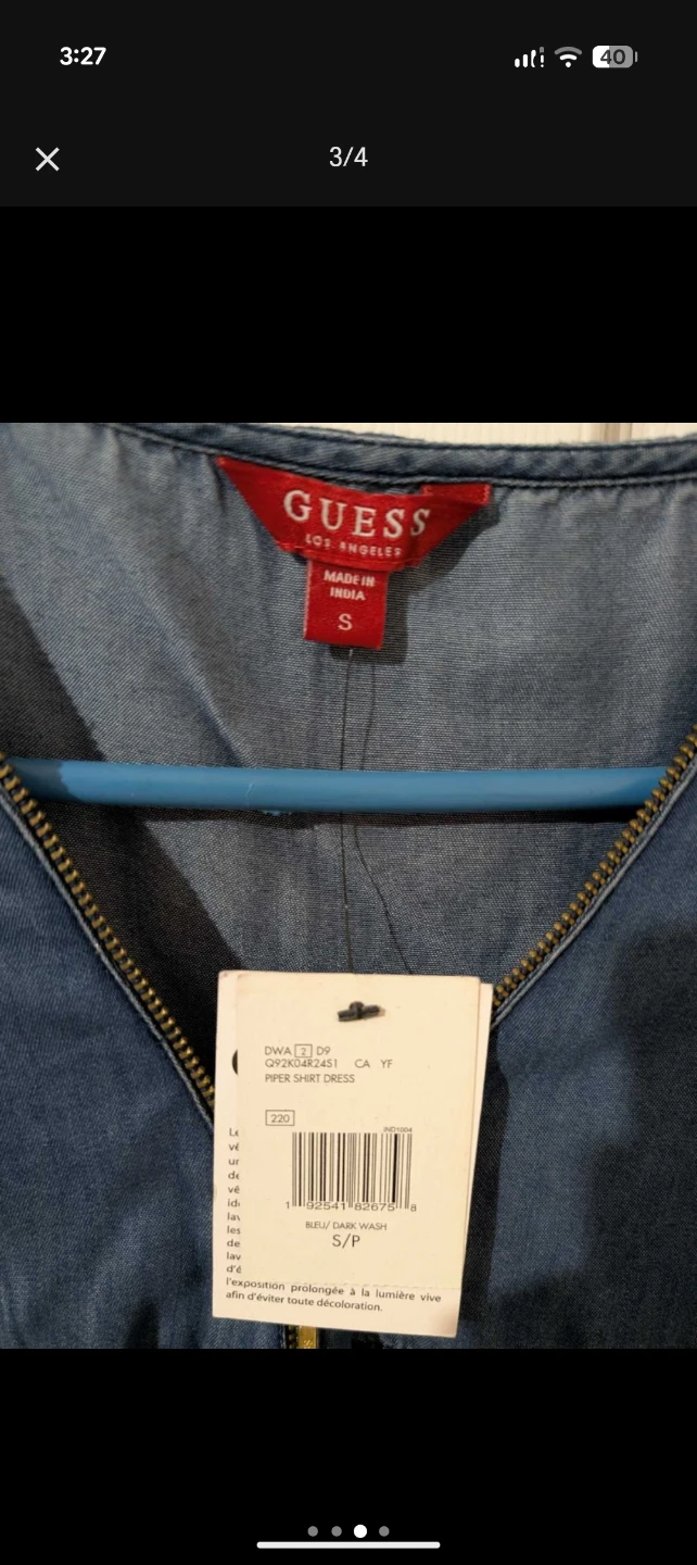 Guess Piper Shirt Dress (brand new with tag) - photo 3
