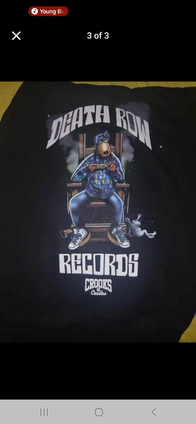 Death Row Records & Crooks & Castles Hoodie - photo 3