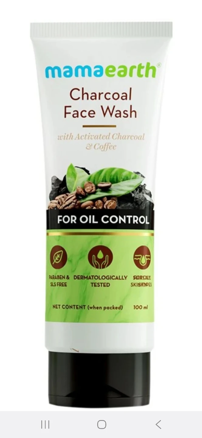 Mamaearth Charcoal Face Wash with Activated Charcoal & Coffee