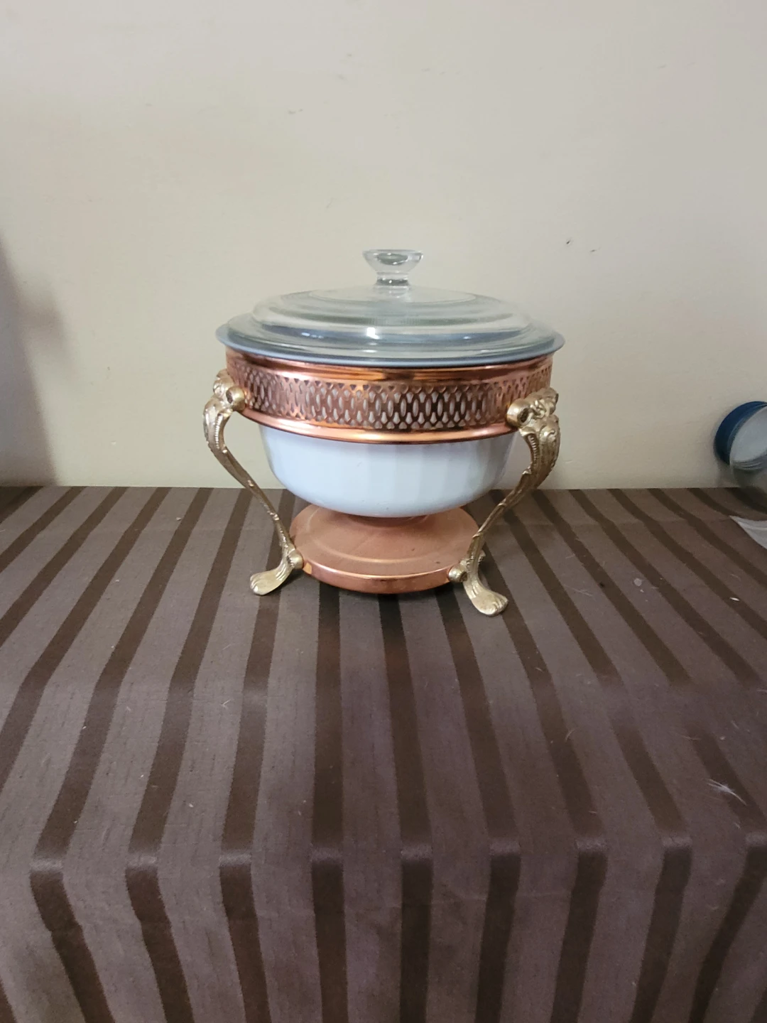 CorningWare Casserole Dish with Chaving Stand
