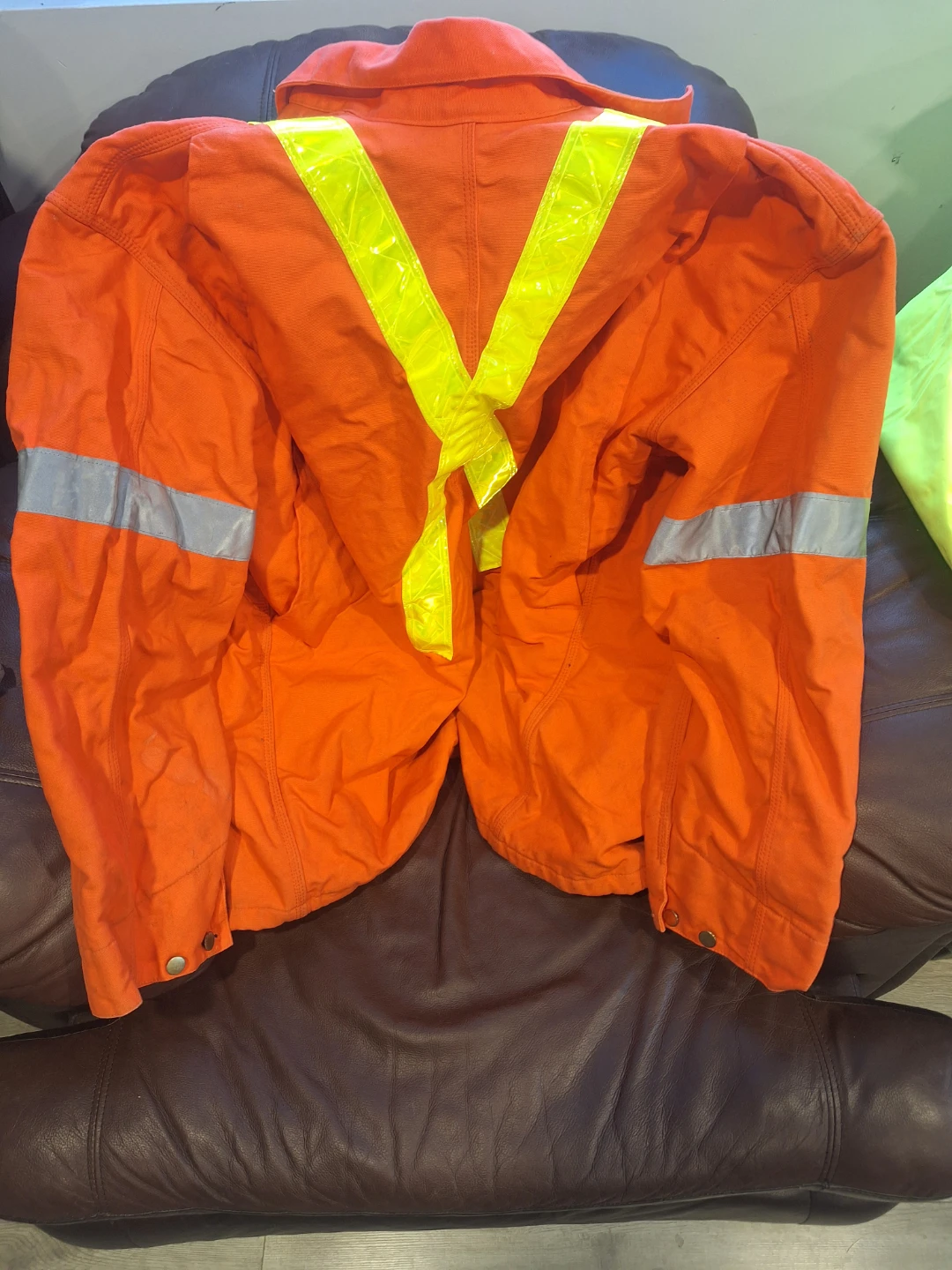 Xl JACKET MENS HIGH VIS CANVAS NICE LINER - photo 2