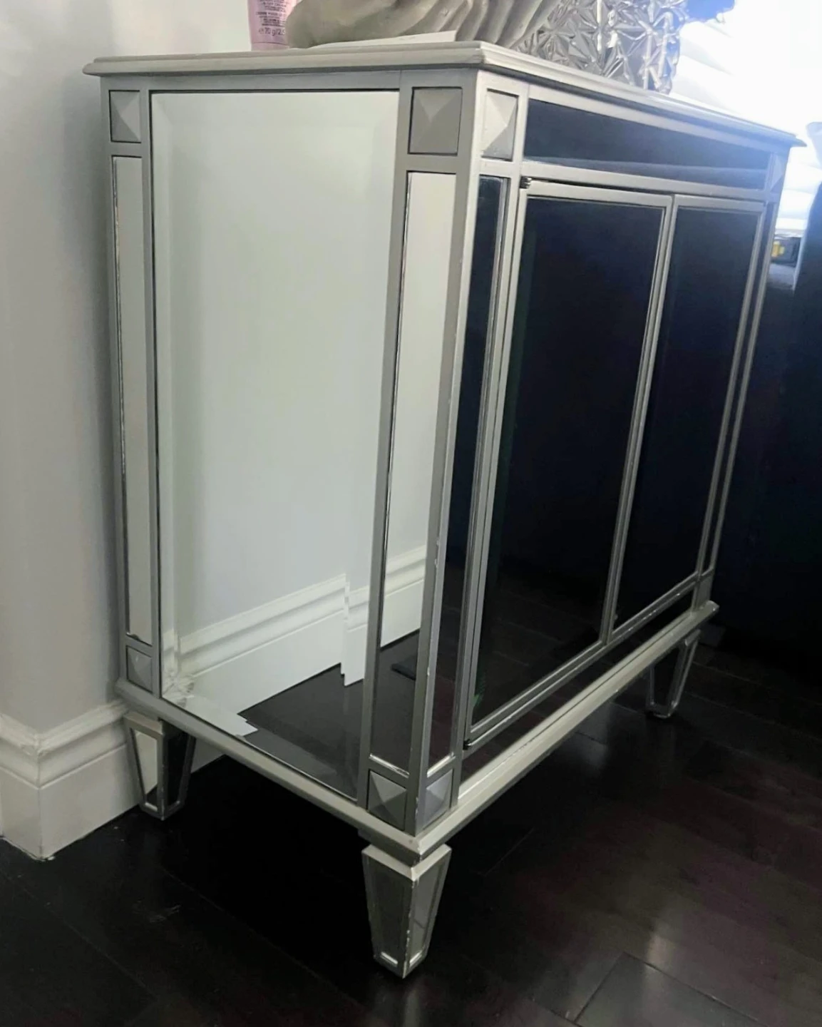 Mirrored Accent Cabinet - photo 2