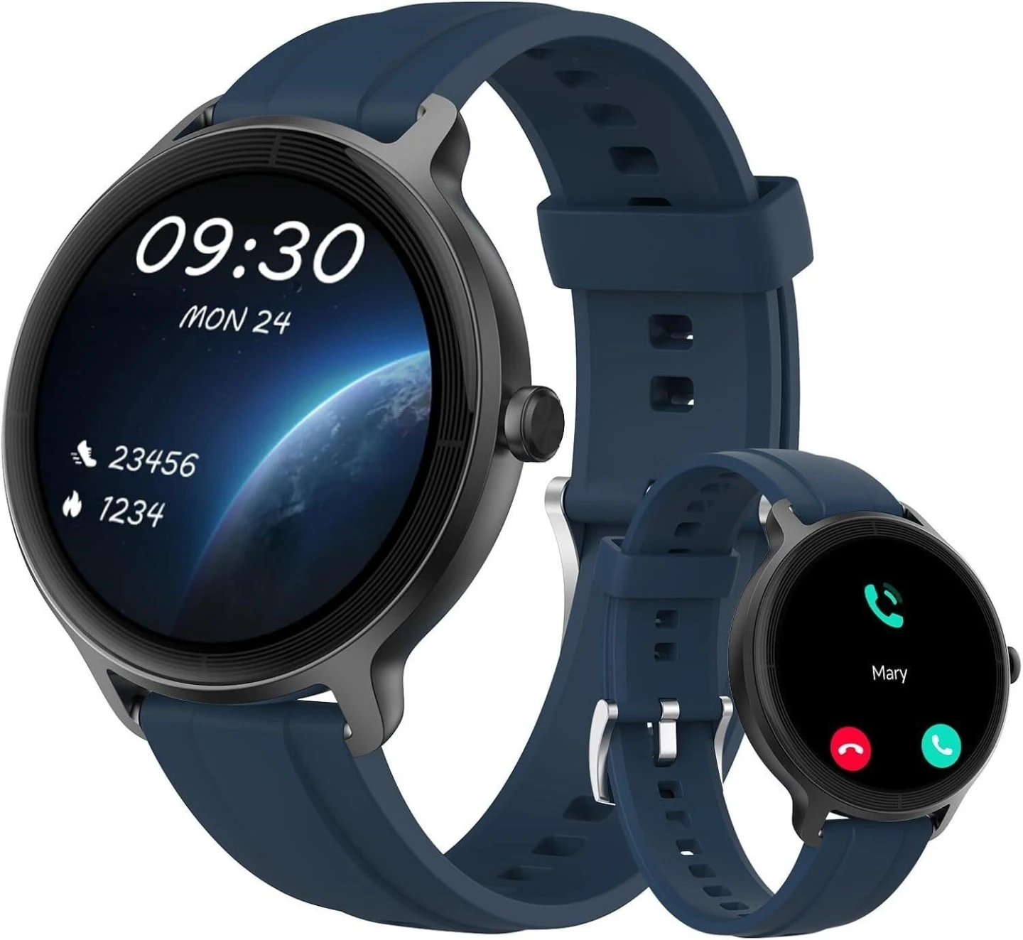 Smart Watch with Bluetooth Calls & AI Voice