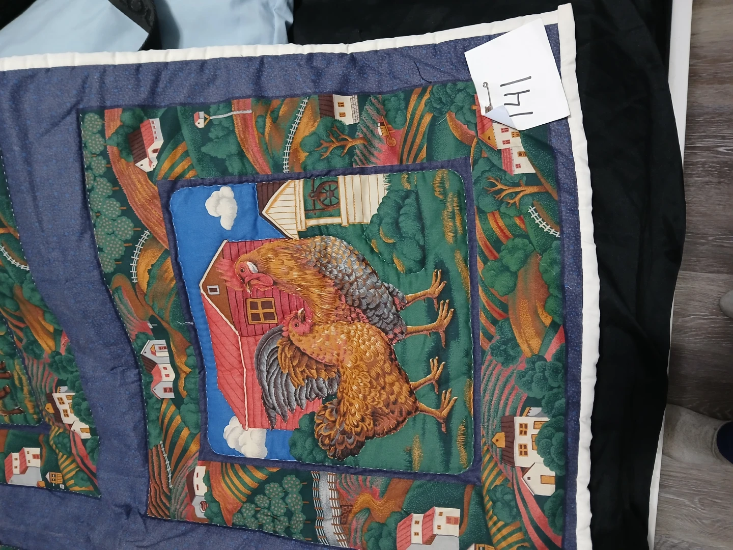 Farm Scene Quilt - Chickens and Sheep - photo 5
