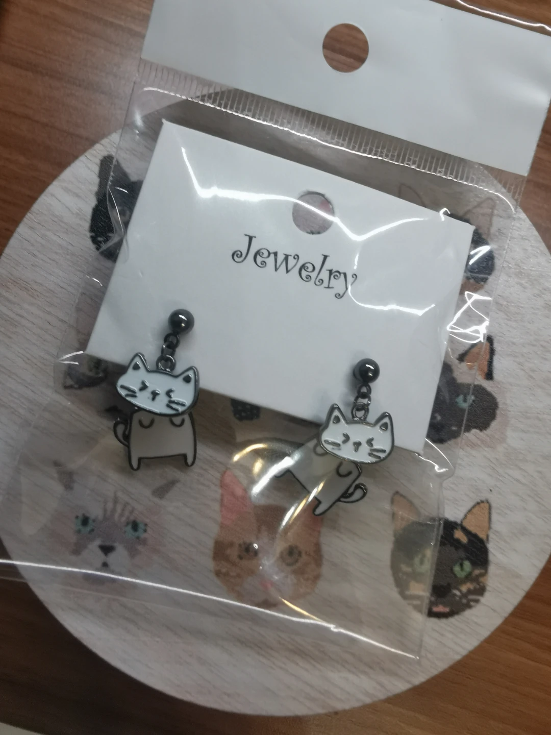 Cute Cat Dangle Earrings