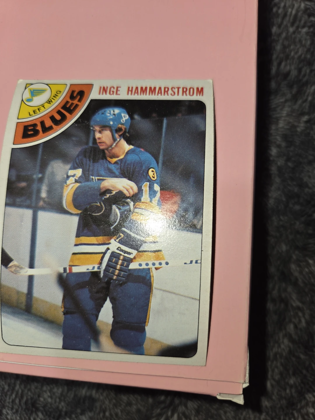 Inge Hammarstrom 1978 O-Pee-Chee Hockey Card