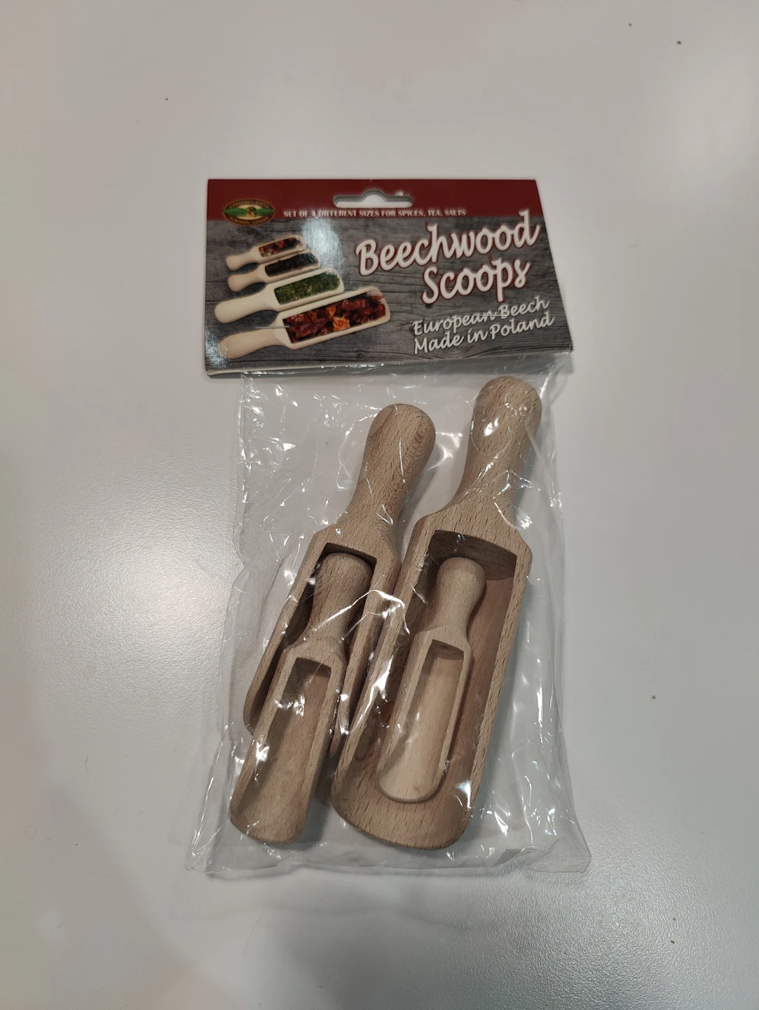 Beech scoops