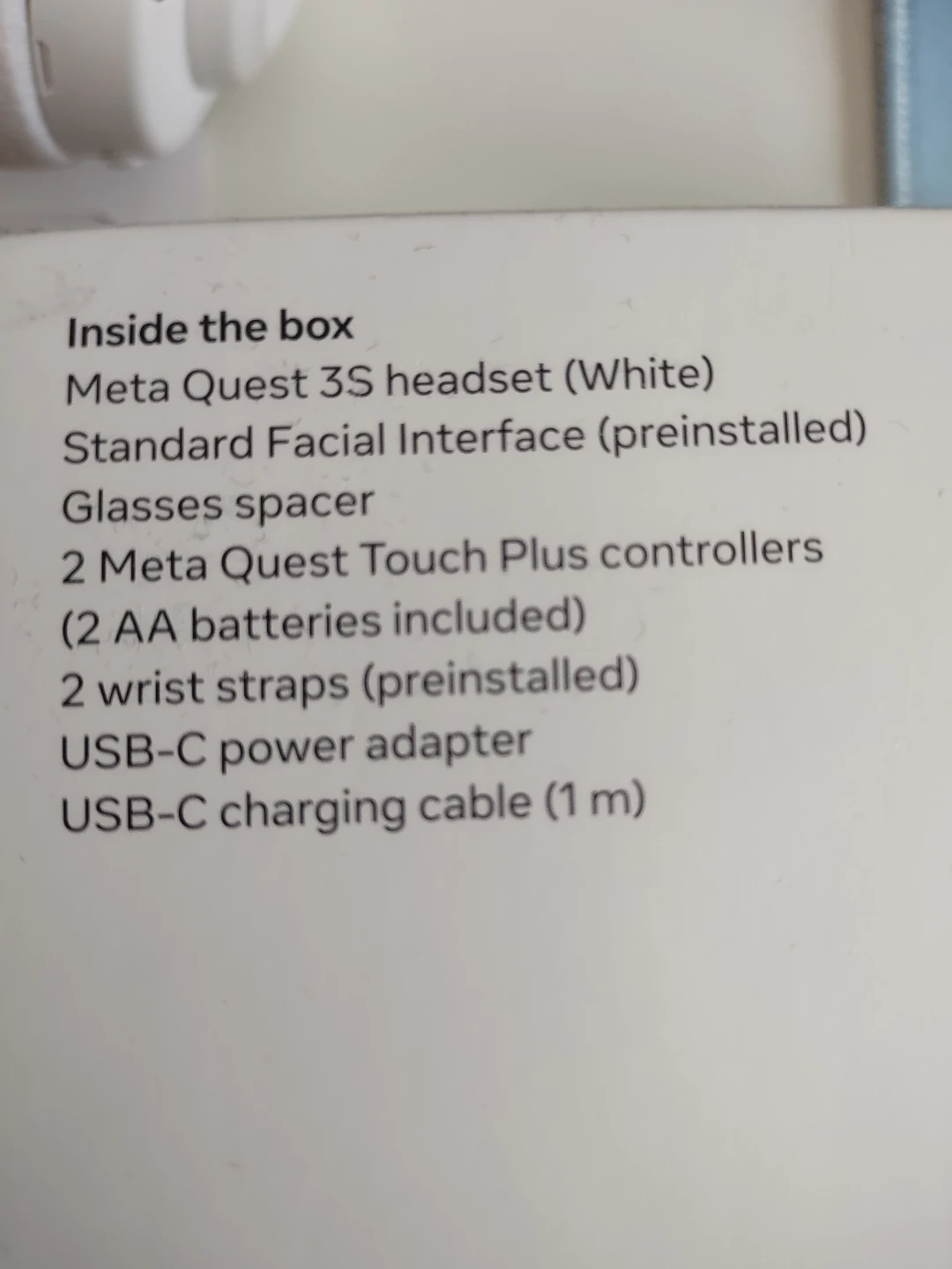 Meta Quest 3S 128GB VR Headset with Controllers - photo 2