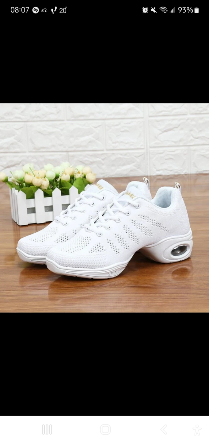 White Dance Sneakers - photo 3