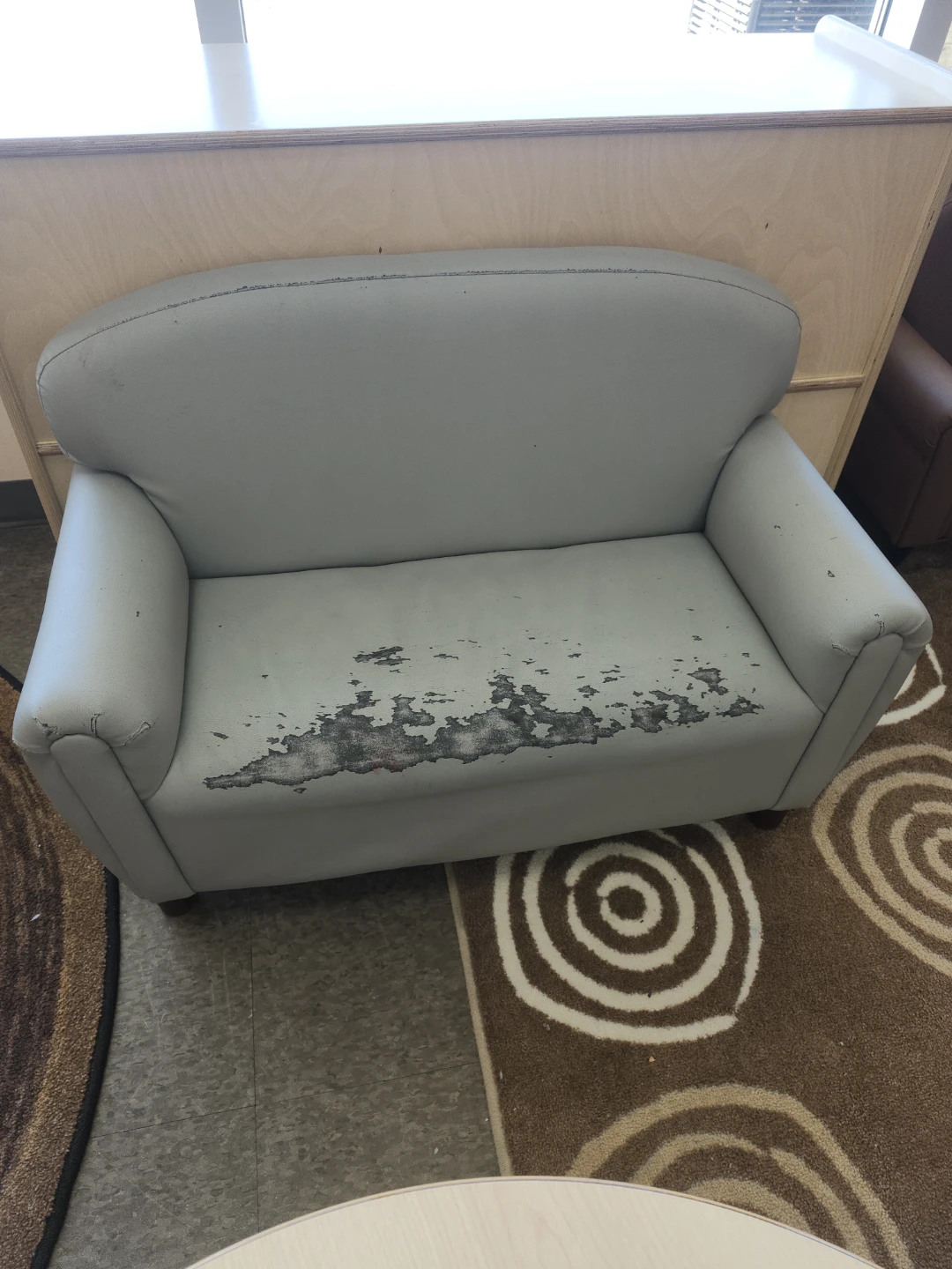 Childrens couch- Faux Leather