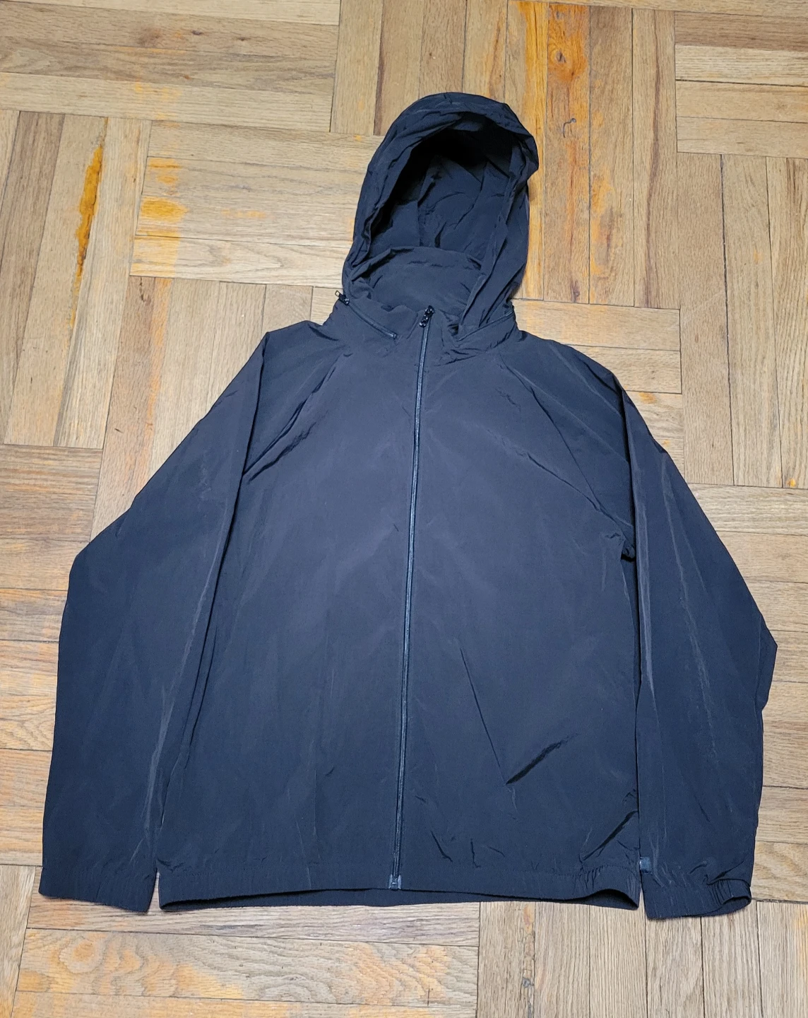 Victoria's Secret PINK Black Full Zip Hooded Jacket Size L/XL