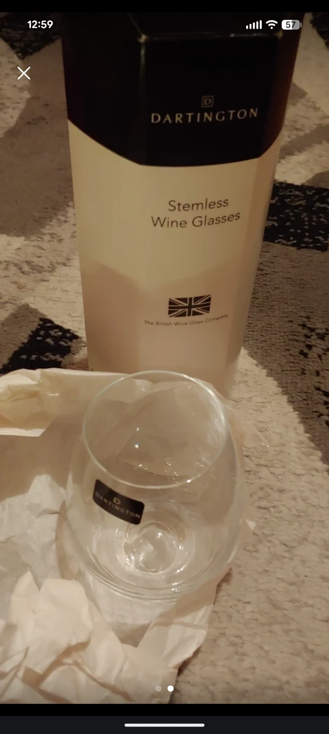 Dartington Stemless Wine Glasses🥕 - photo 2