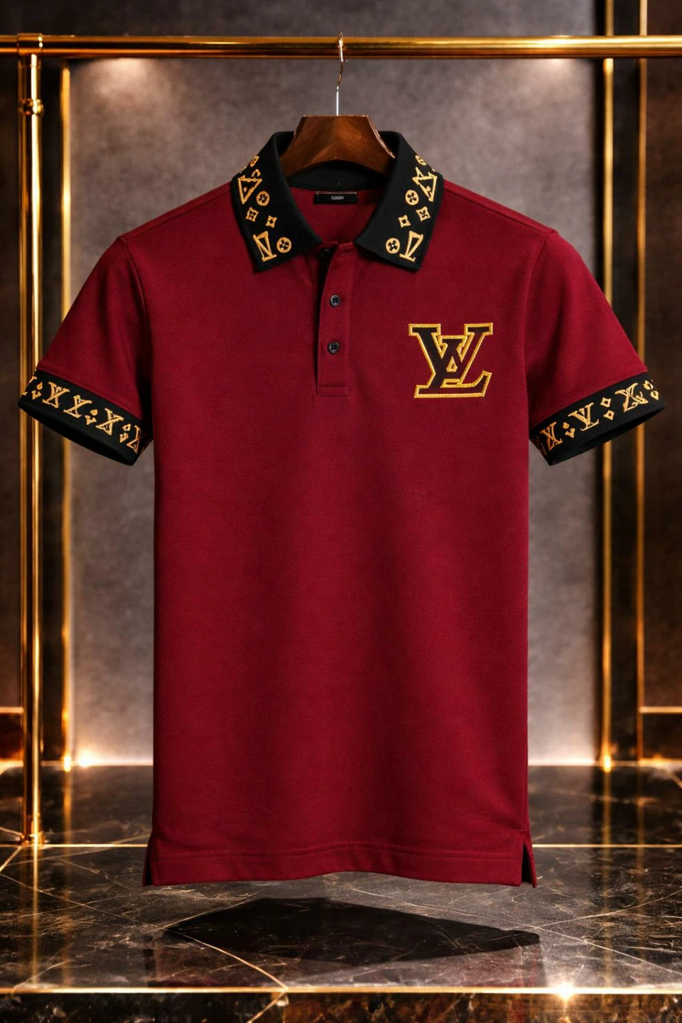 Louis Vuitton Polo Shirt - Burgundy