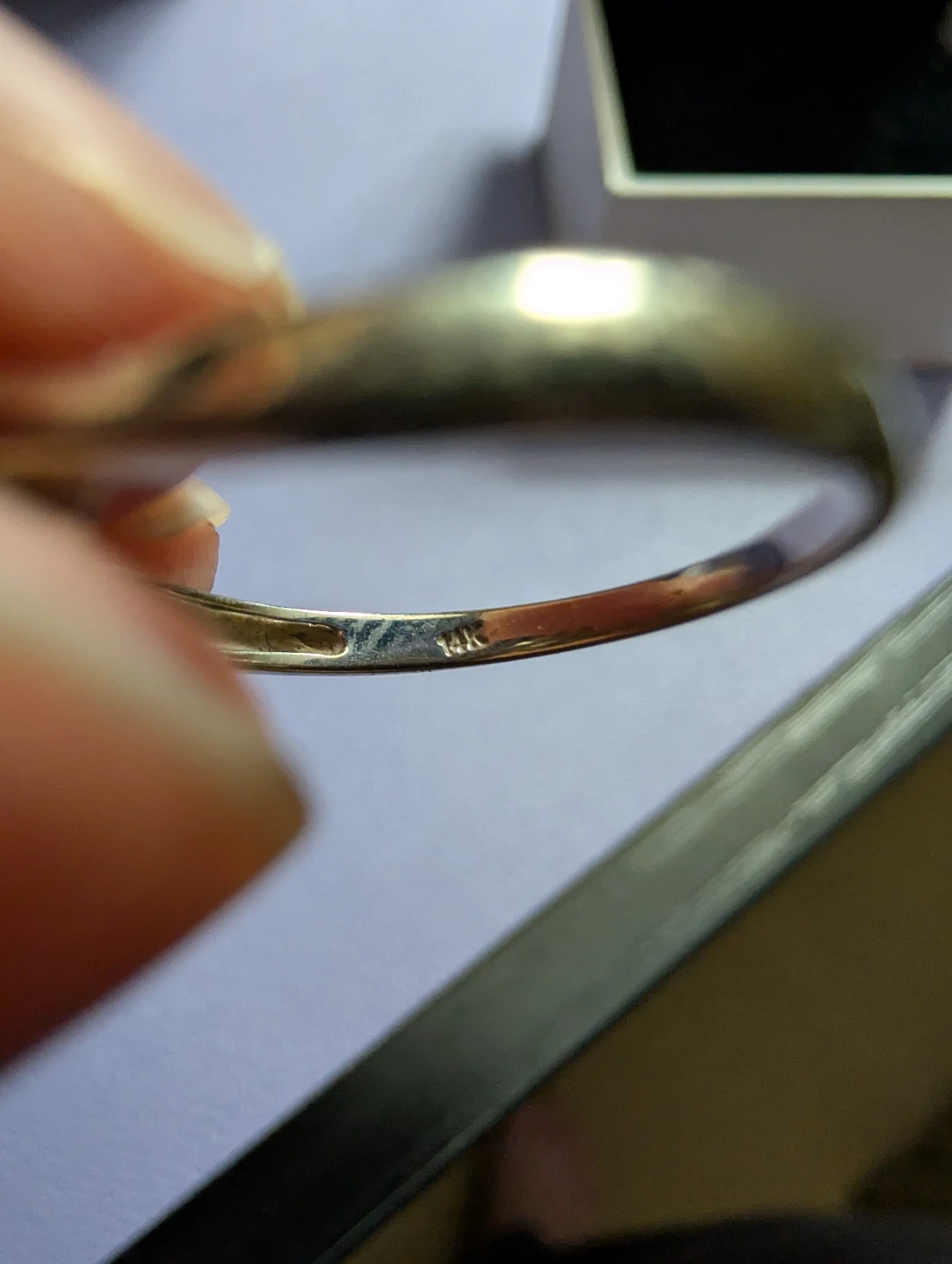 14K White Gold Ring with Diamonds - photo 4