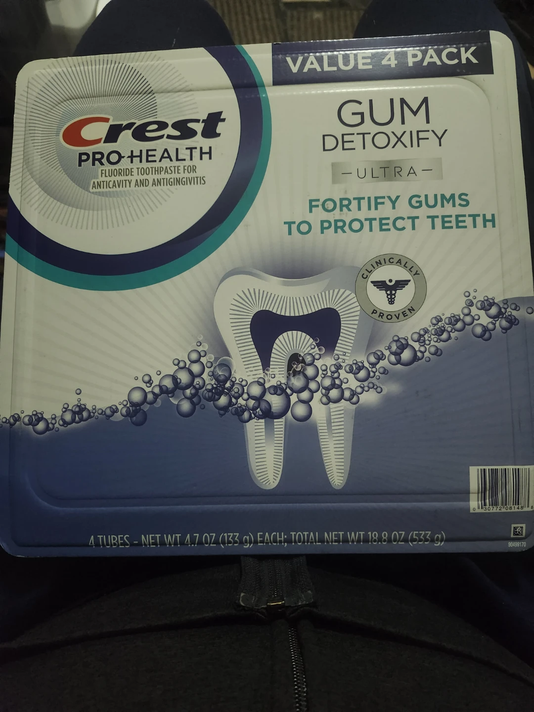 Crest Pro-Health Gum Detoxify Ultra Toothpaste - 4 Pack