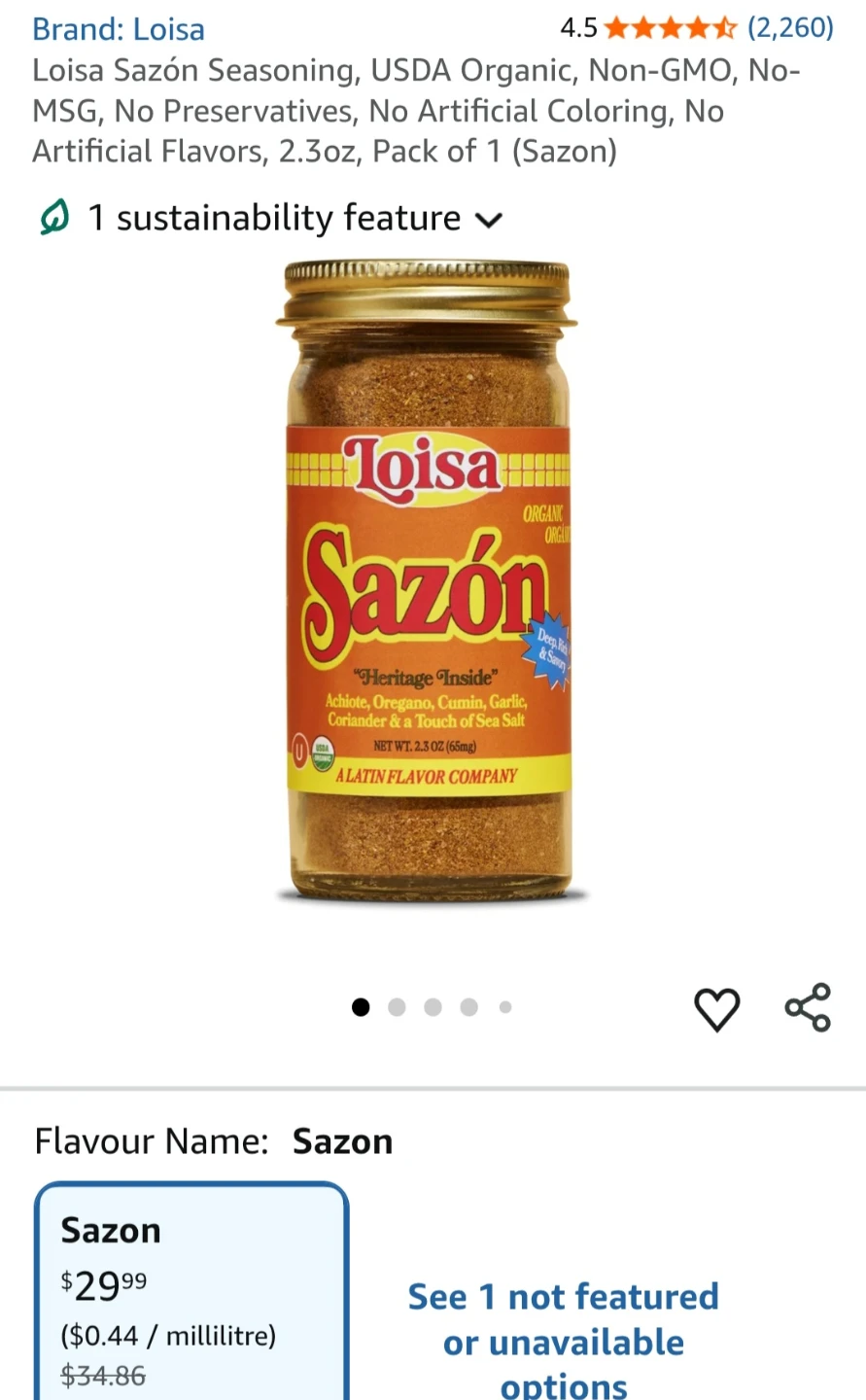 Loisa Organic Sazón Seasoning - photo 3